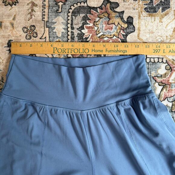Athleta Salutation Jogger Pants Athletic Yoga Leggings Light Blue Size Small - Picture 8 of 8